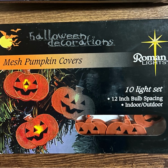 Roman Inc. • Halloween Light Set • Pumpkin • Ghost • 2 Boxes (20 Lights) • New - Picture 11 of 16